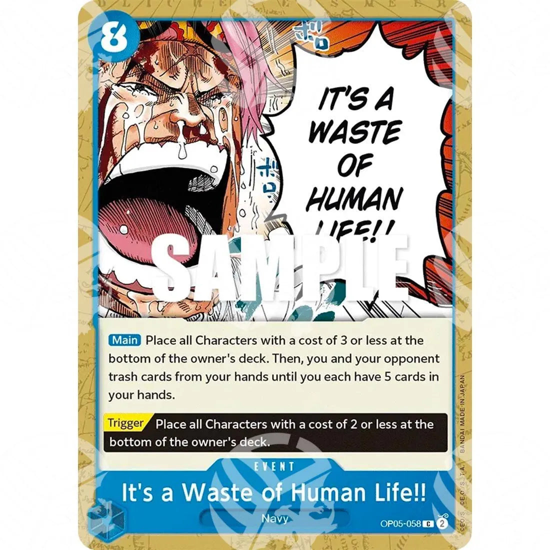 Awakening of the New Era - It's a Waste of Human Life!!-OP05-058 -166