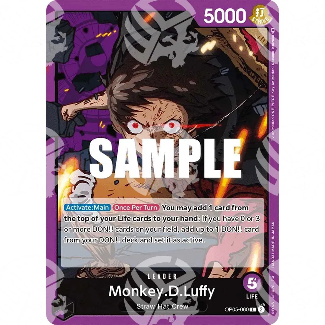 Awakening of the New Era - Monkey.D.Luffy - PSA Magazine-OP05-060 -590