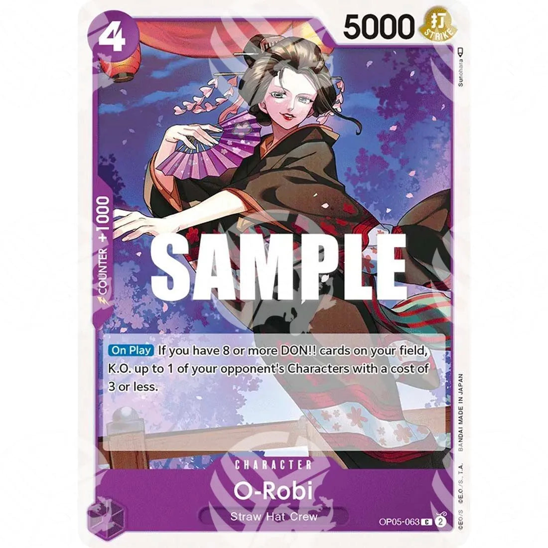 Starter Deck: Purple Monkey.D.Luffy - O-Robi-OP05-063 -557