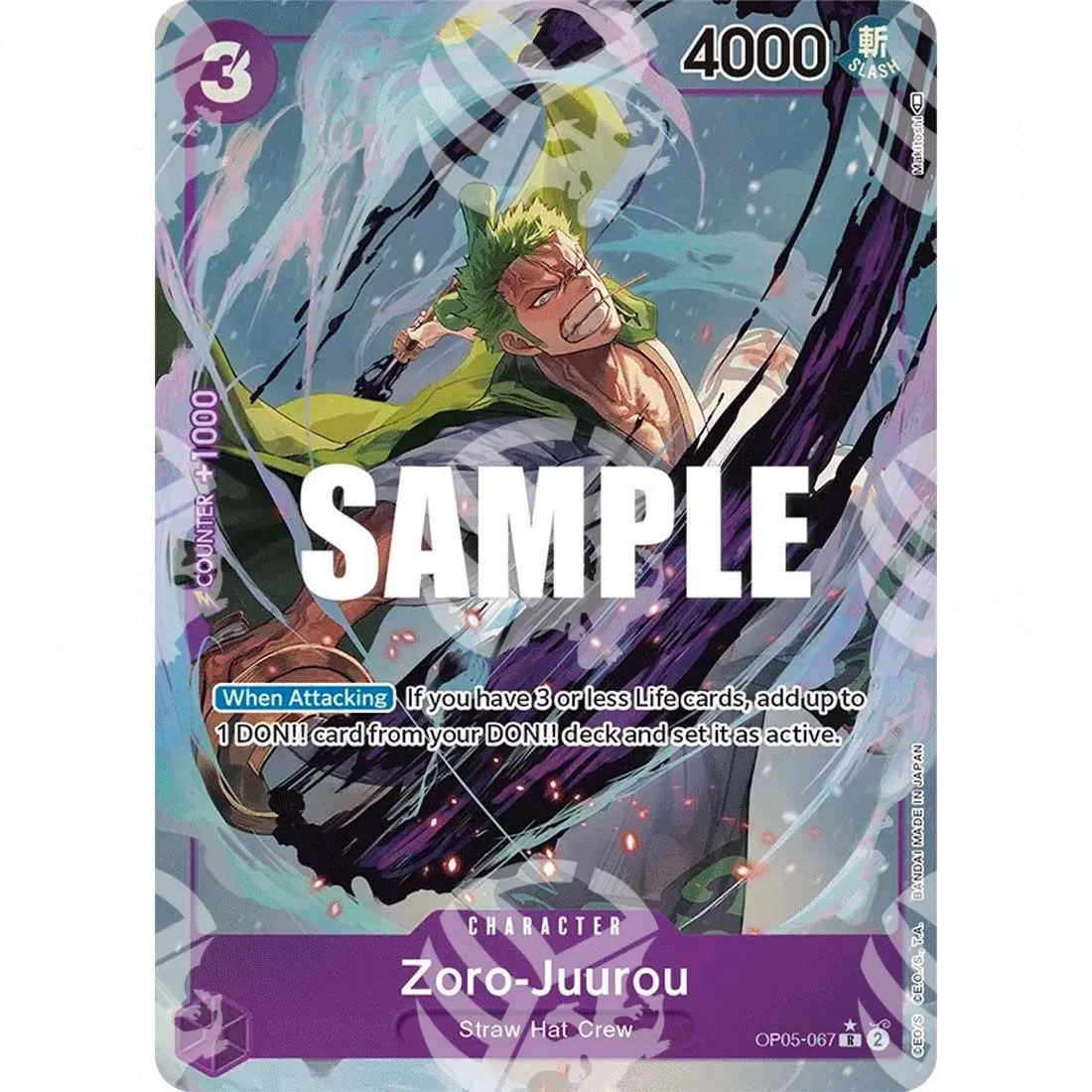 Awakening of the New Era - Zoro-Juurou - Alternate Art-OP05-067a -447