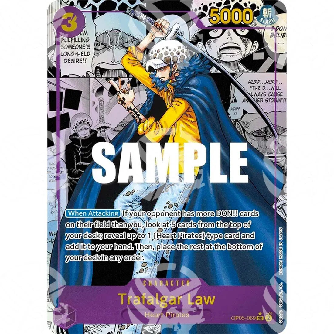 Awakening of the New Era - Trafalgar Law - Manga Panel Alternate Art | Secret Rare-OP05-069 -451