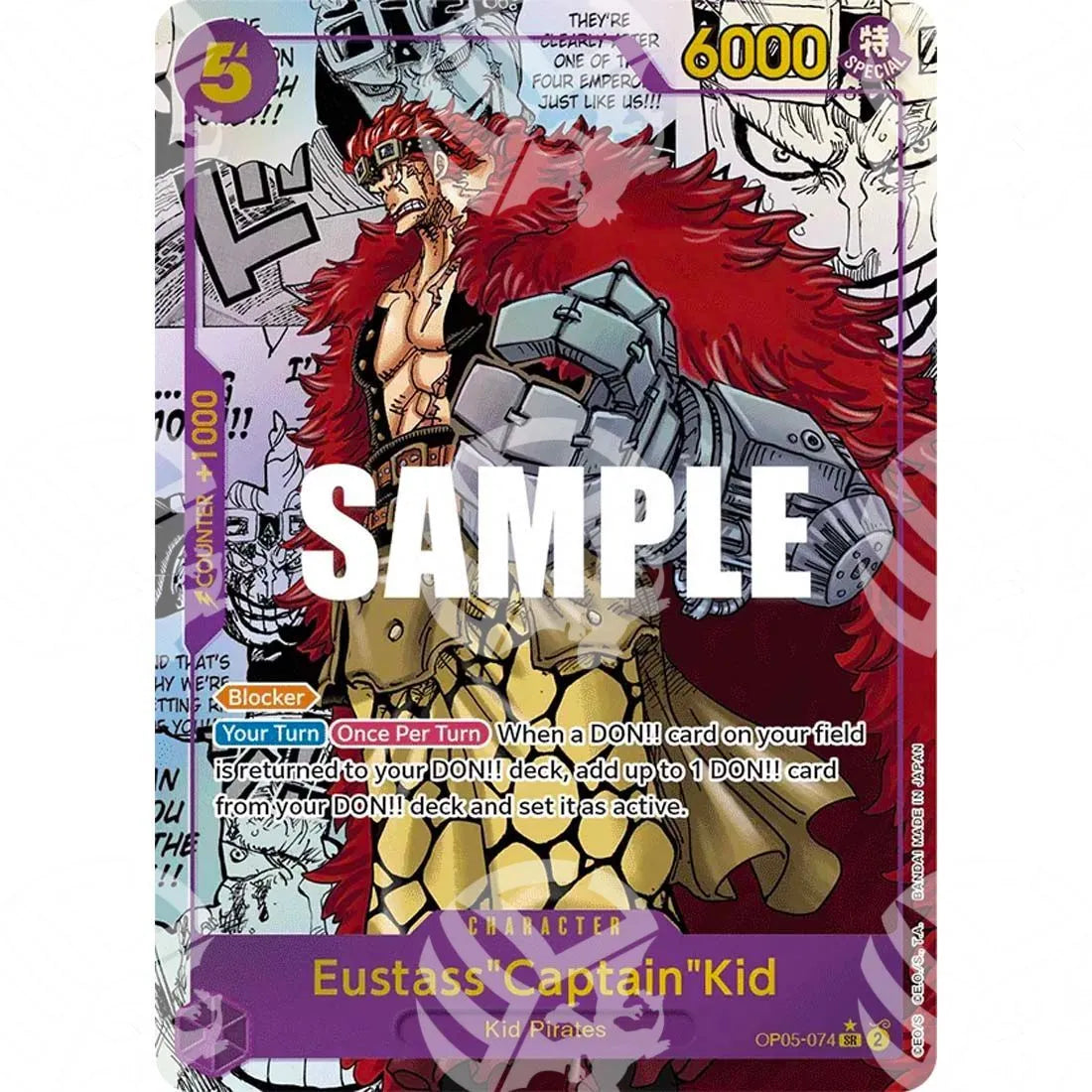 The Best - Premium Booster - Eustass"Captain"Kid - Manga Panel Alternate Art | Reprint-OP05-074m -569