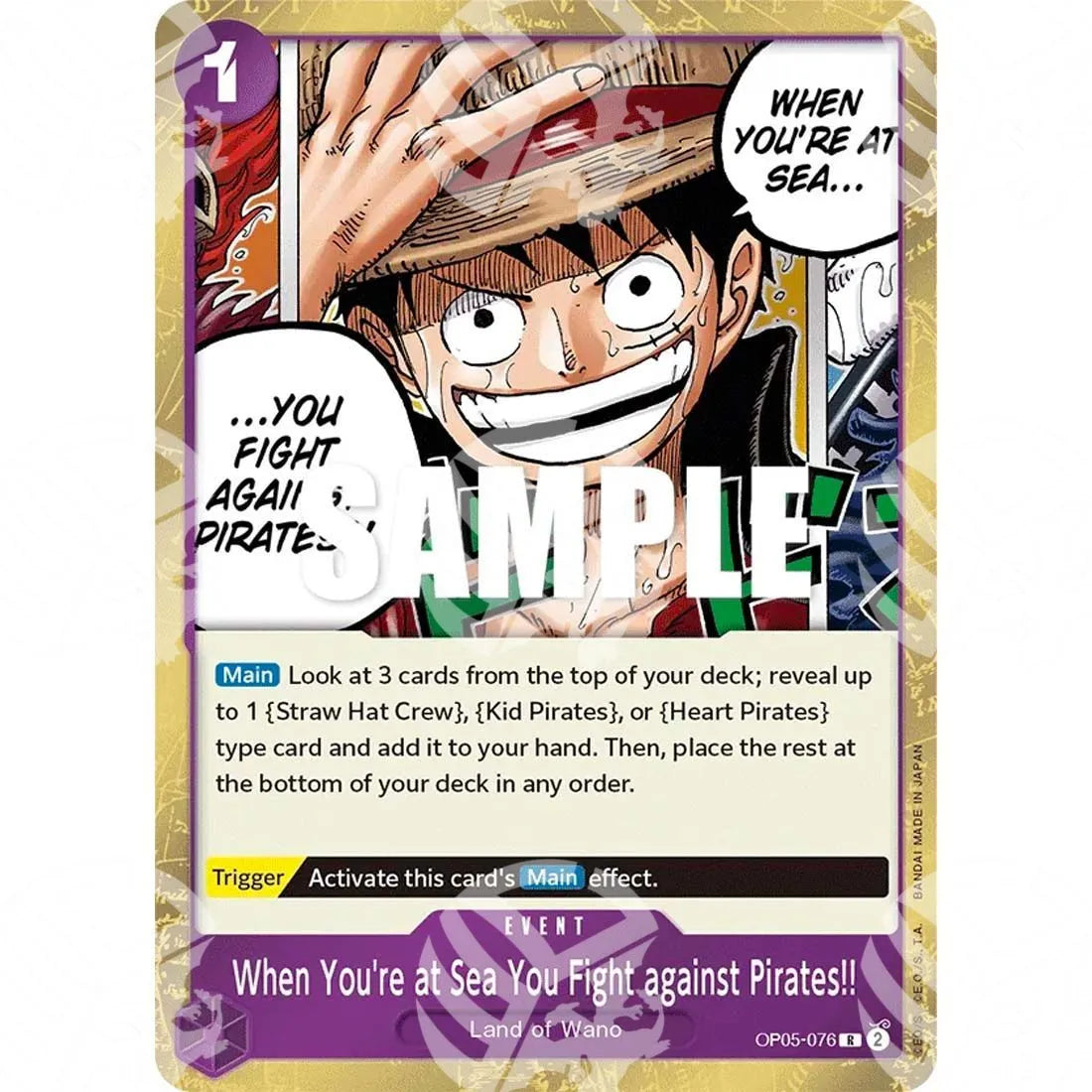 Starter Deck: Purple Monkey.D.Luffy - When You're at Sea You Fight against Pirates!!-OP05-076 -554