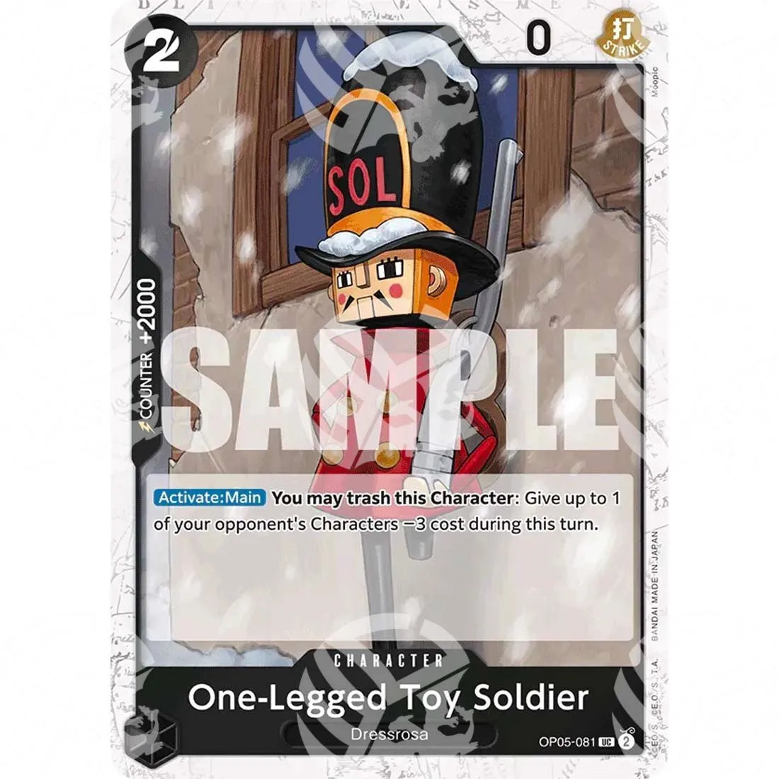 The Best - Premium Booster - One-Legged Toy Soldier - Jolly Roger Foil-OP05-081j -618