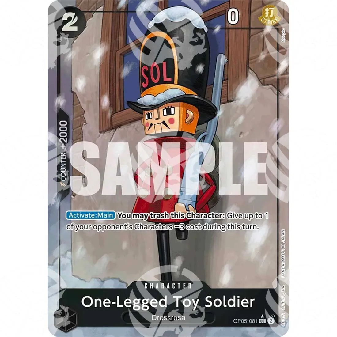 The Best - Premium Booster - One-Legged Toy Soldier - Full Art-OP05-081f -634