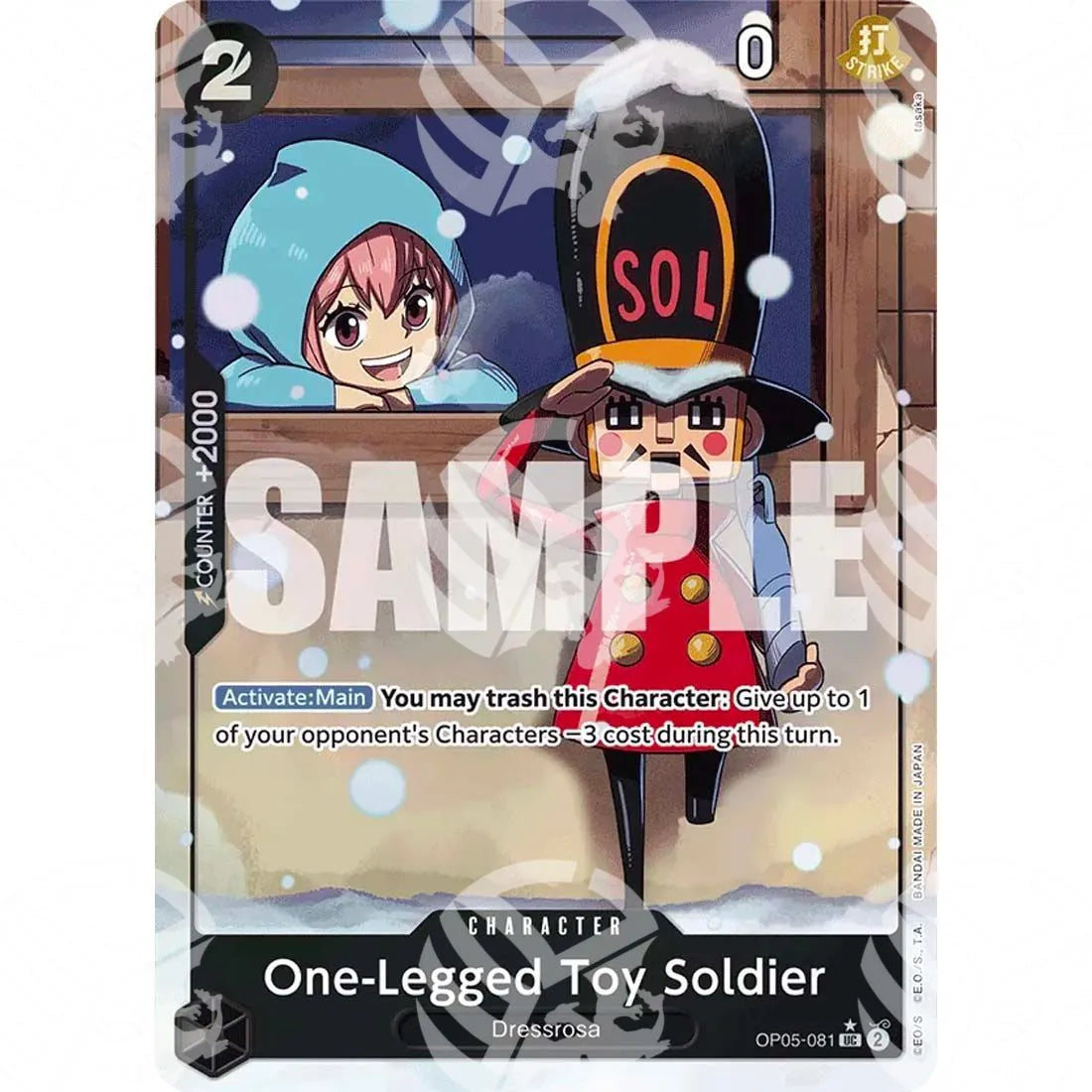 The Best - Premium Booster - One-Legged Toy Soldier - Alternate Art-OP05-081a -635