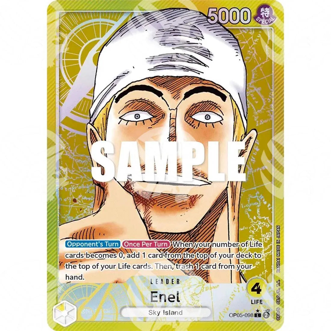 Awakening of the New Era - Enel - 098 | Alternate Art-OP05-098a -445