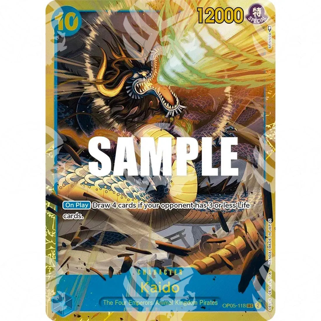 Awakening of the New Era - Kaido - Secret Rare-OP05-118 -470