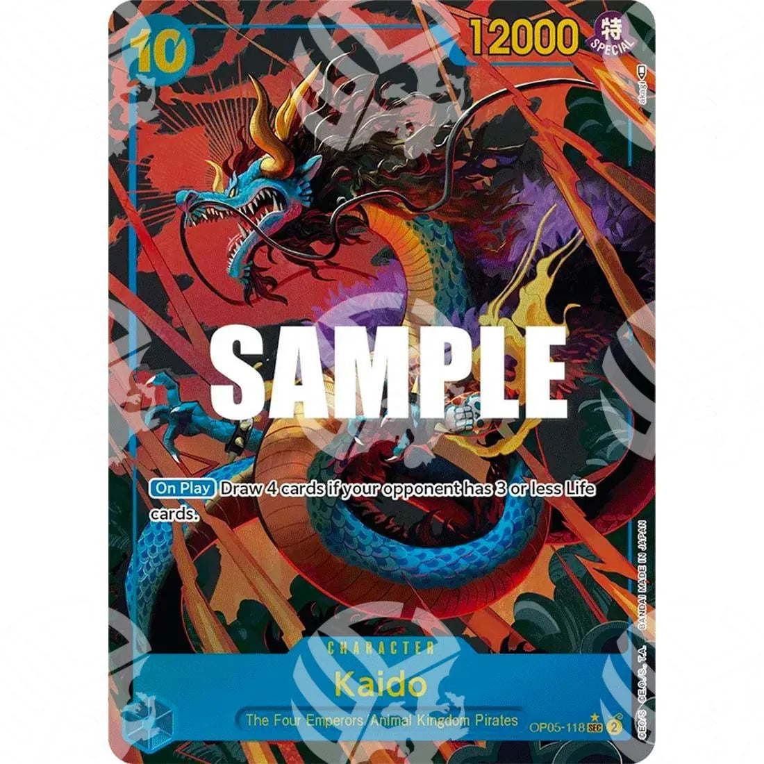 Awakening of the New Era - Kaido - Secret Rare | Alternate Art-OP05-118a -570