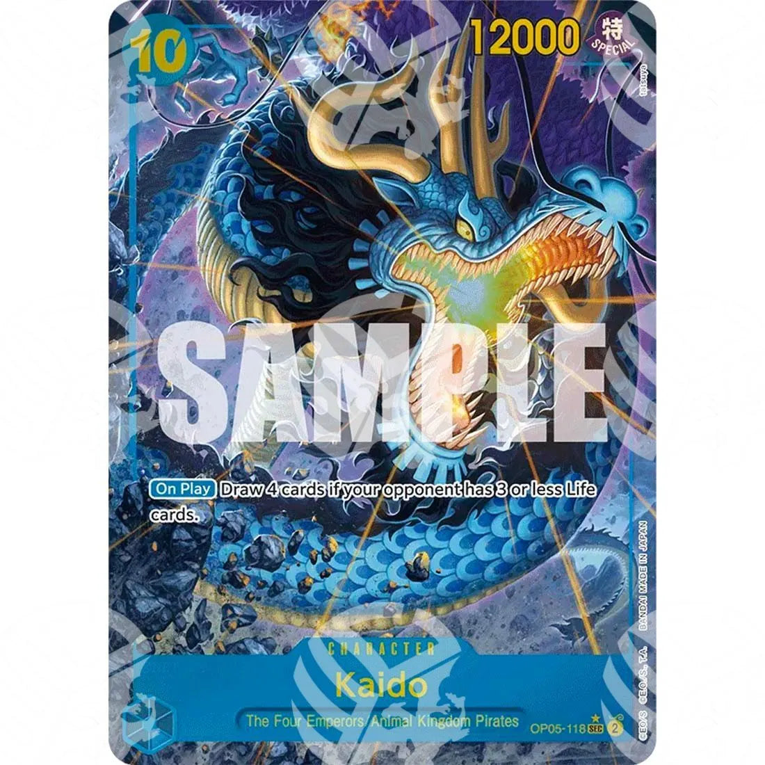 The Best - Premium Booster - Kaido - Alternate Art-OP05-118a -600