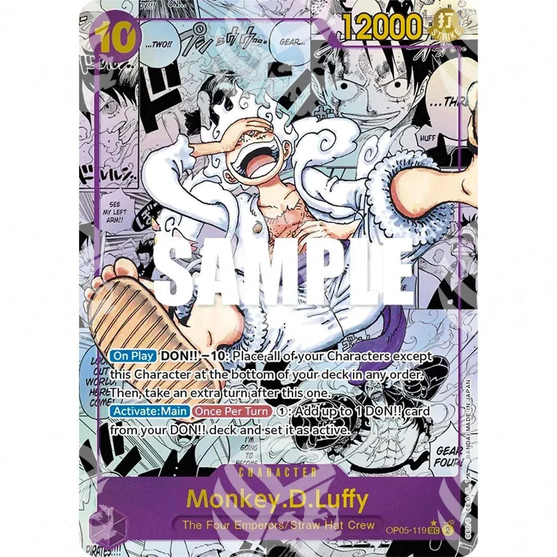 Awakening of the New Era - Monkey.D.Luffy - Manga Panel Alternate Art | Secret Rare-OP05-119m -469