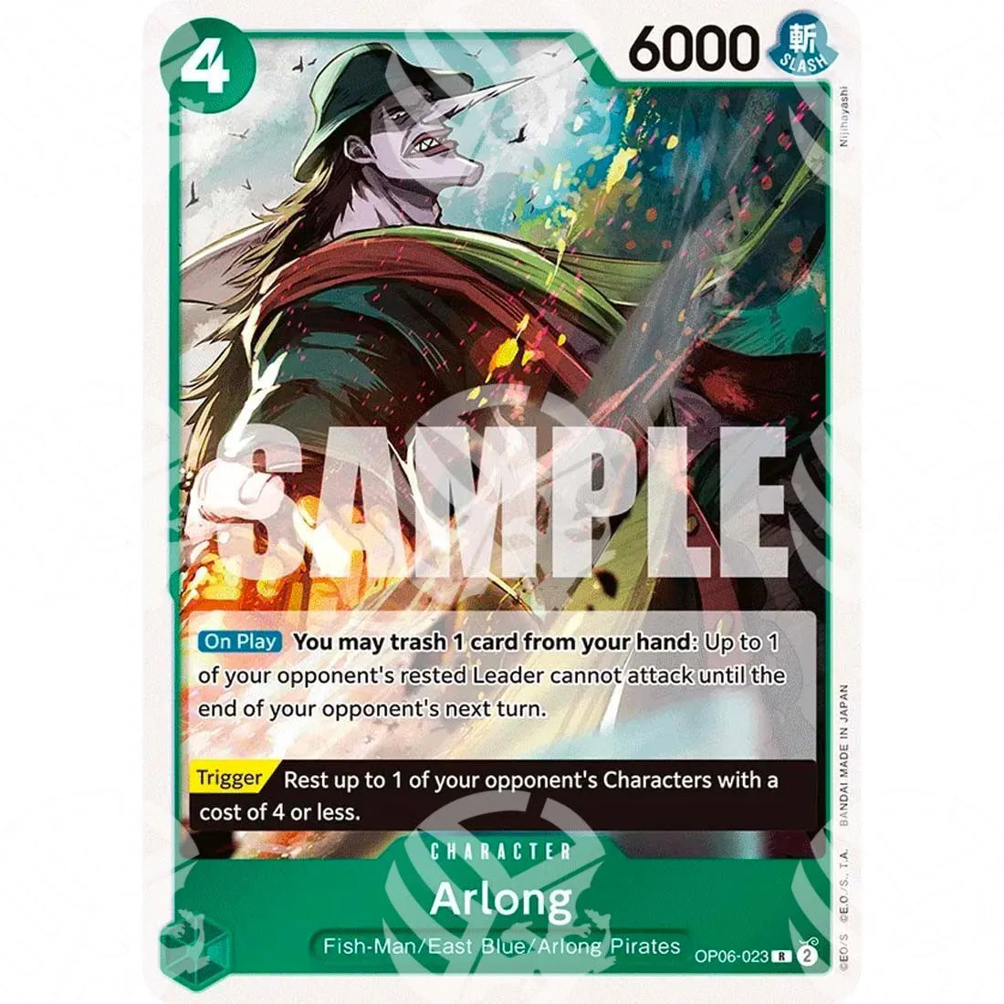 The Best - Premium Booster - Arlong - Jolly Roger Foil-OP06-023 -505