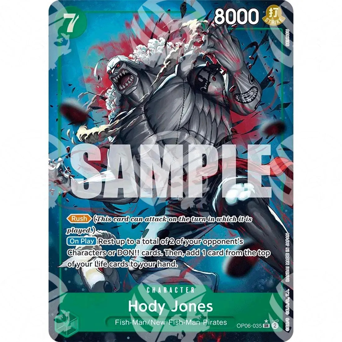The Best - Premium Booster - Hody Jones - Alternate Art-OP06-035a -569