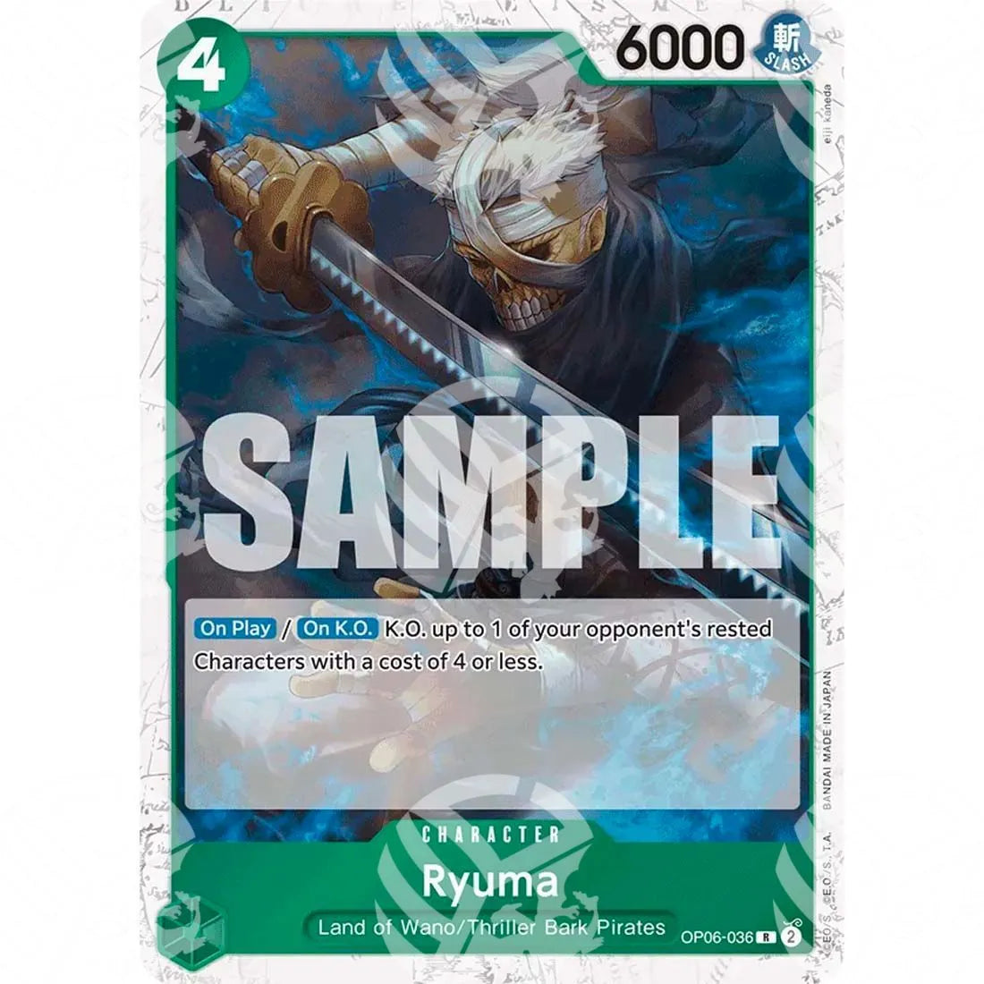 The Best - Premium Booster - Ryuma - Jolly Roger Foil-OP06-036j -616