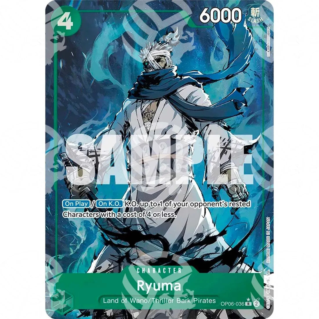 The Best - Premium Booster - Ryuma - Alternate Art-OP06-036a -644