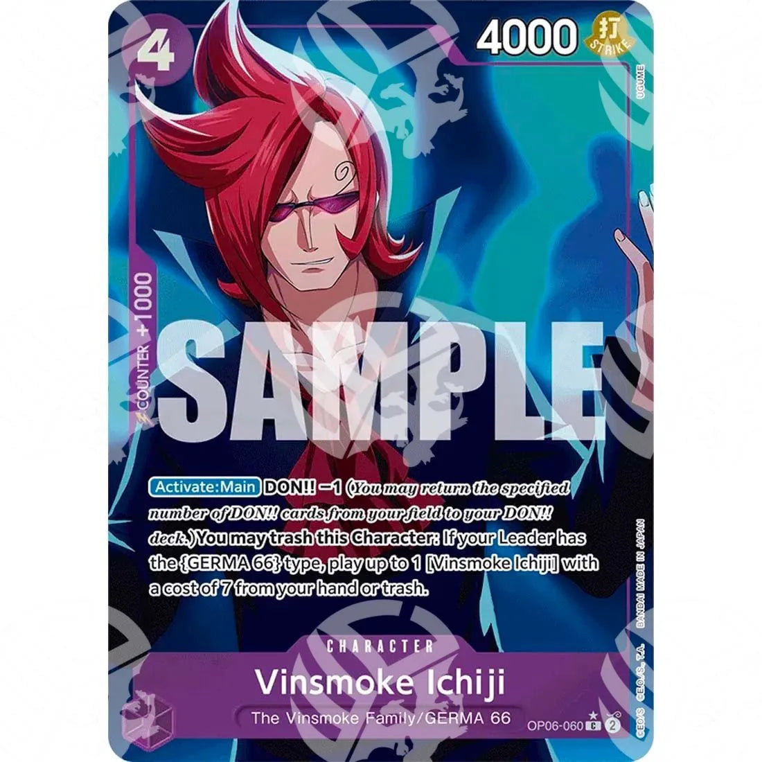 The Best - Premium Booster - Vinsmoke Ichiji - Full Art-OP06-060f -677