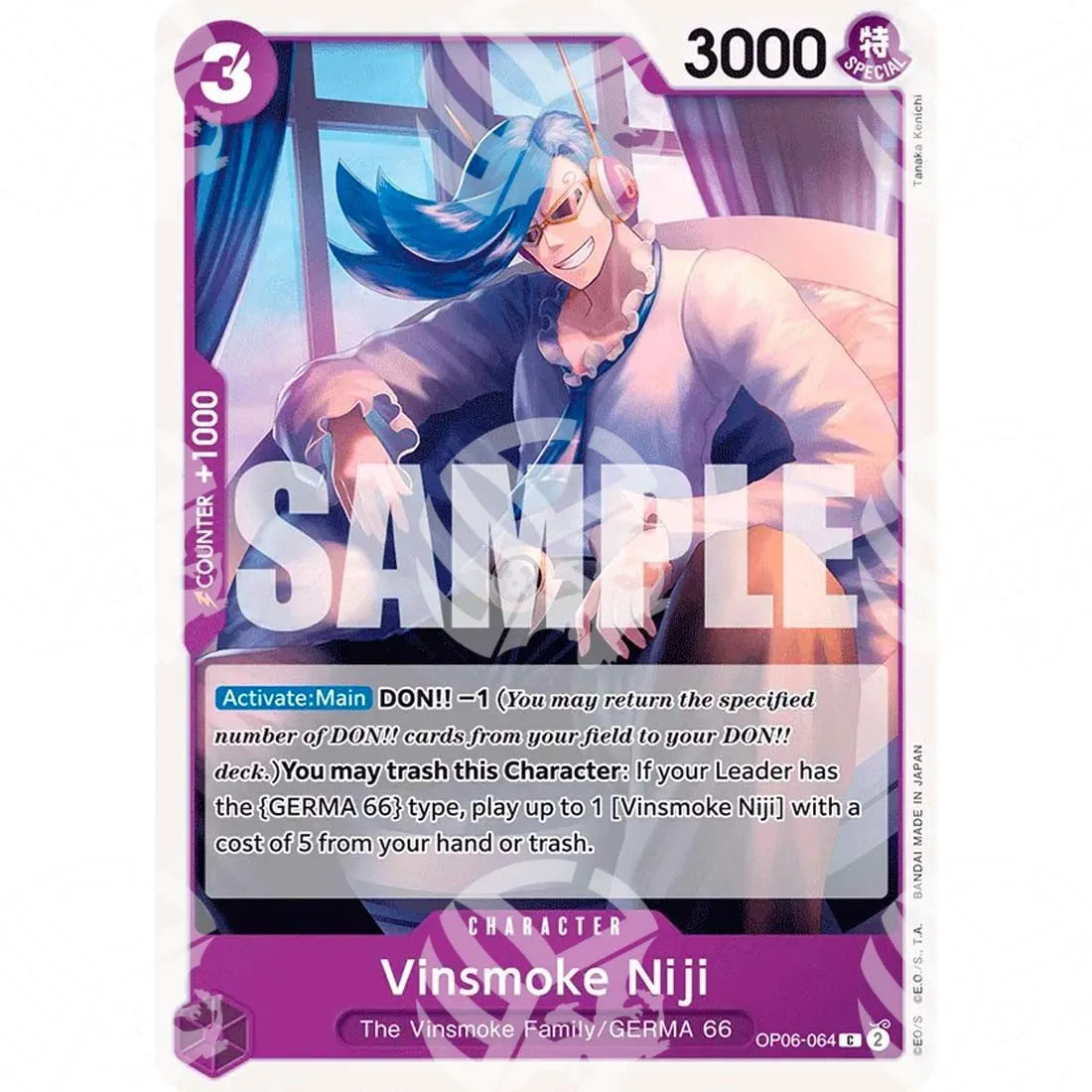 The Best - Premium Booster - Vinsmoke Niji - Jolly Roger Foil-OP06-064j -678