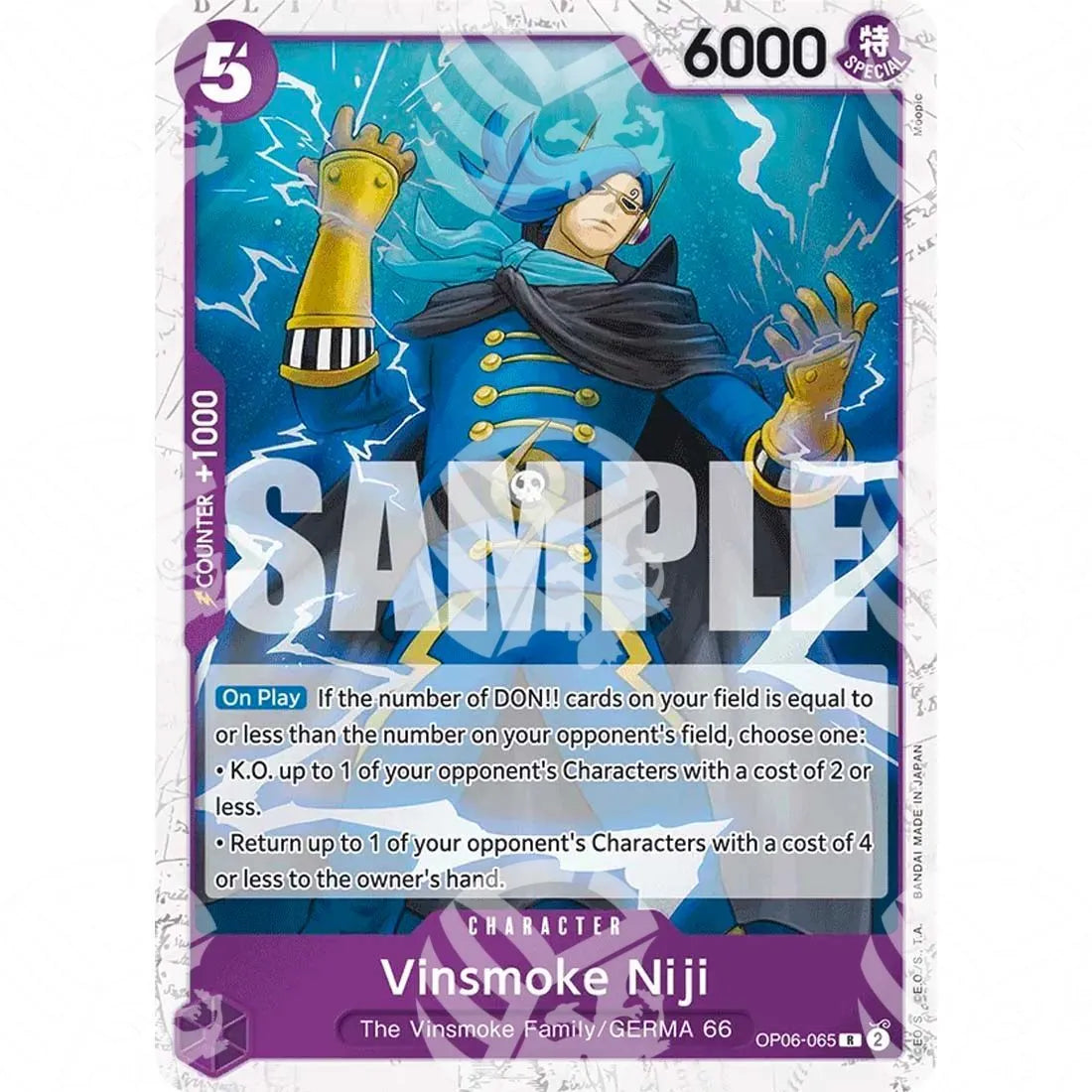 The Best - Premium Booster - Vinsmoke Niji - Jolly Roger Foil-OP06-065j -584