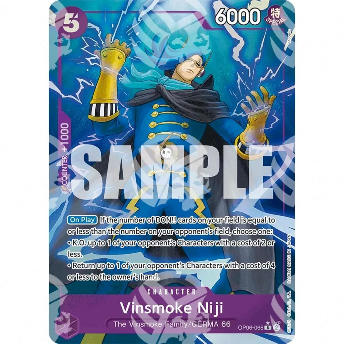 The Best - Premium Booster - Vinsmoke Niji - Full Art-OP06-065f -581