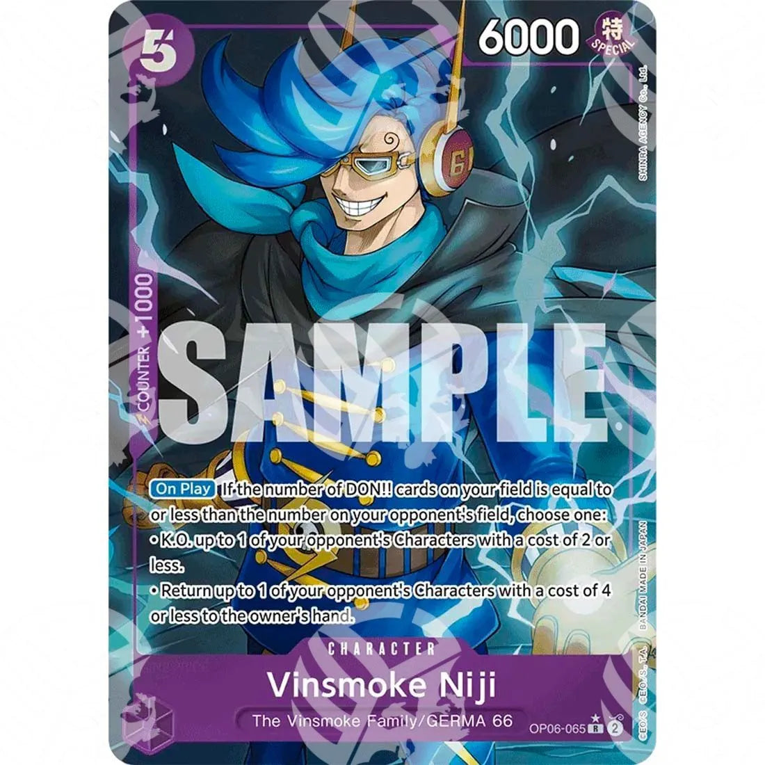 The Best - Premium Booster - Vinsmoke Niji - Alternate Art-OP06-065a -680