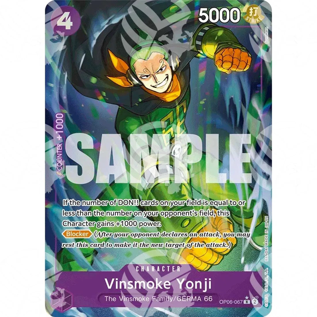 The Best - Premium Booster - Vinsmoke Yonji - Full Art-OP06-067f -685