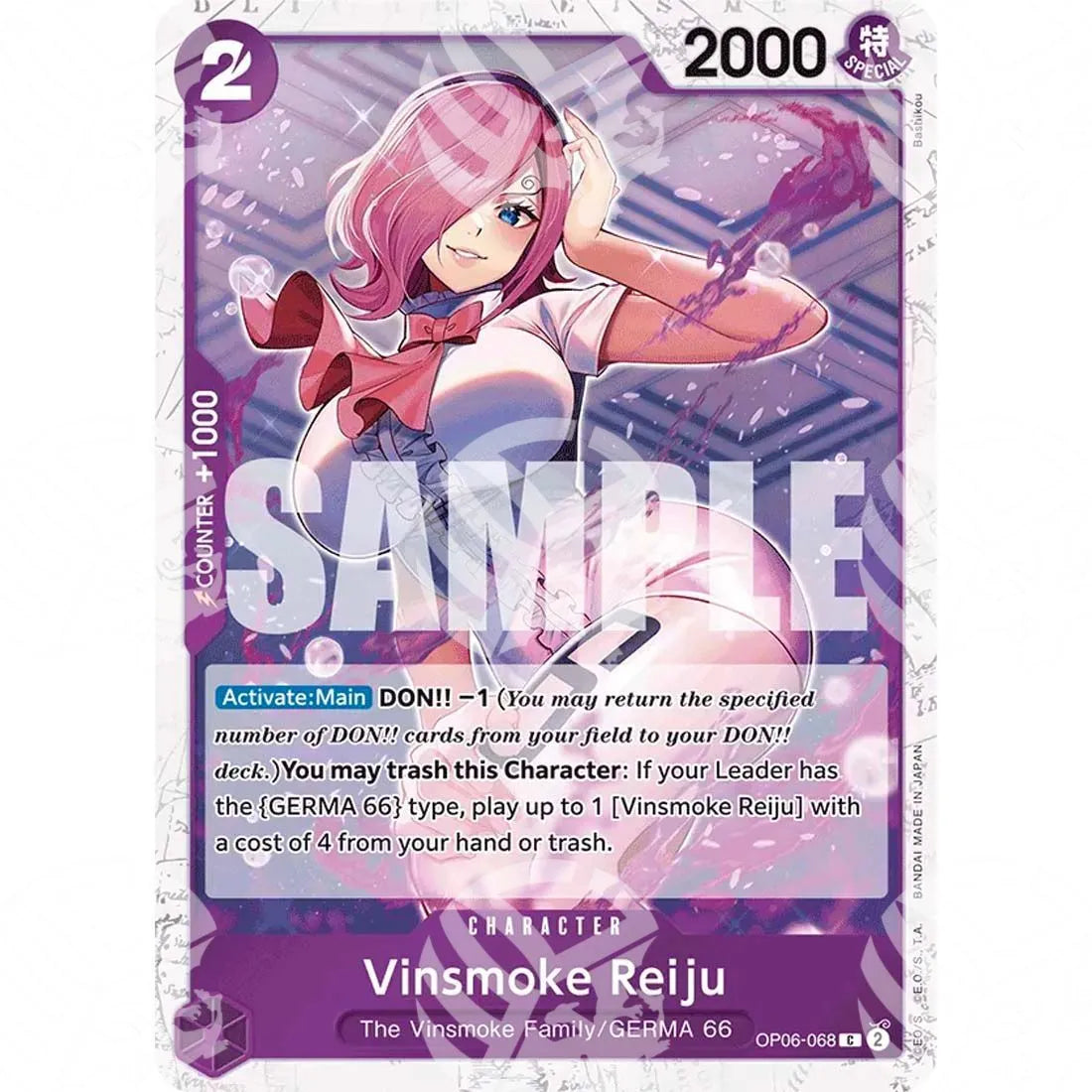 The Best - Premium Booster - Vinsmoke Reiju - Jolly Roger Foil-OP06-068j -681
