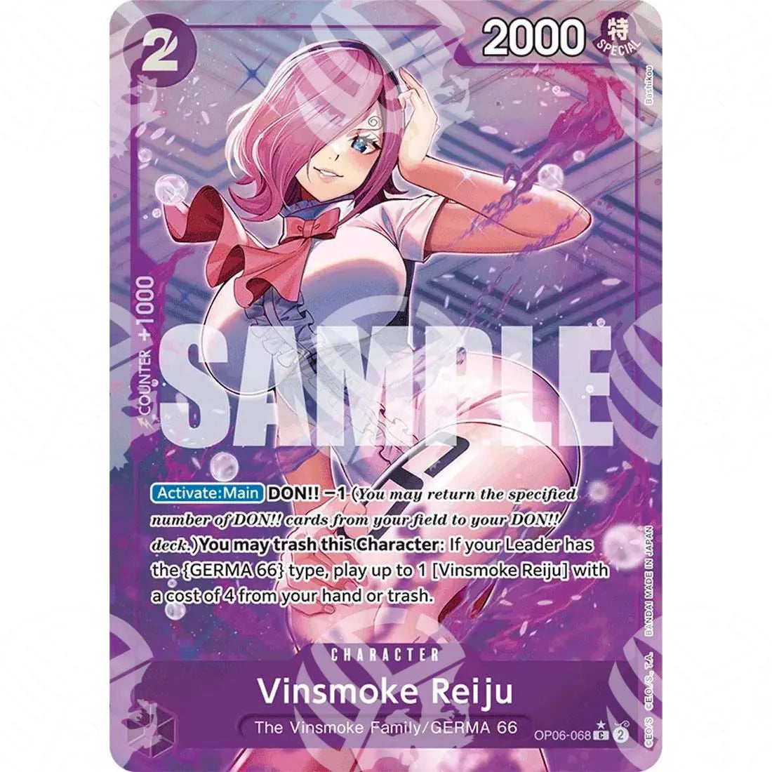 The Best - Premium Booster - Vinsmoke Reiju - Full Art-OP06-068f -682