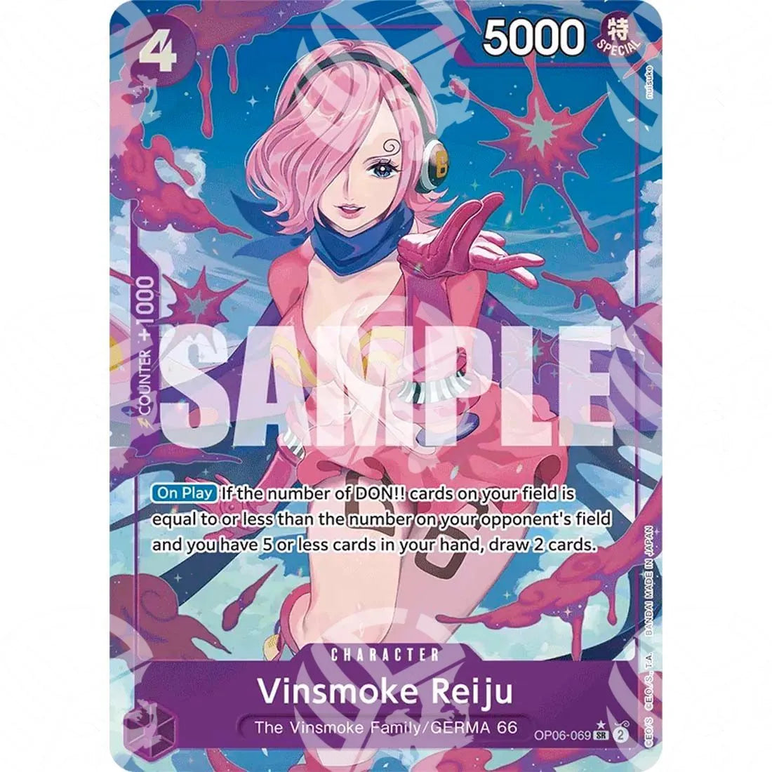 The Best - Premium Booster - Vinsmoke Reiju - Alternate Art-OP06-069a -580