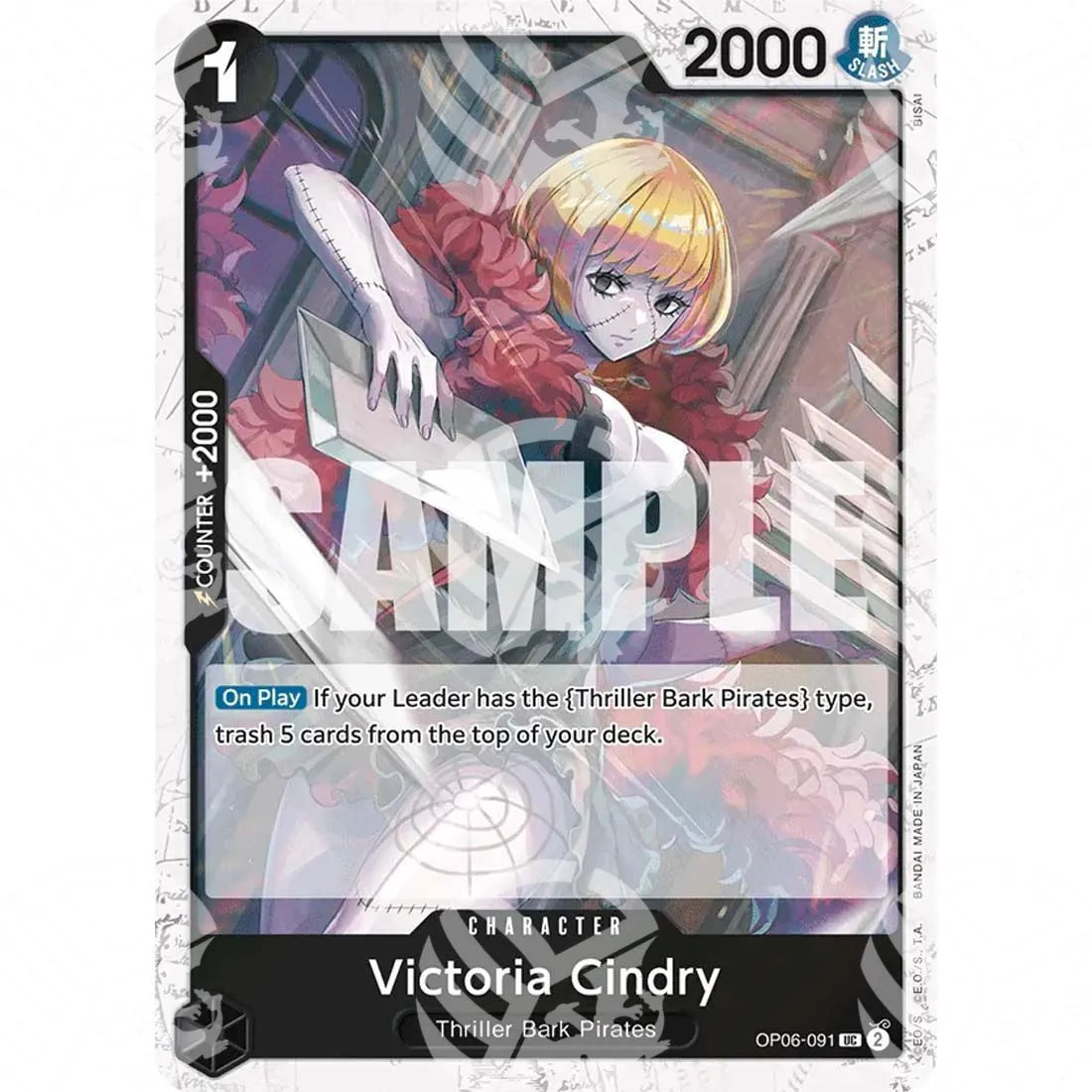 The Best - Premium Booster - Victoria Cindry - Jolly Roger Foil-OP06-091j -674