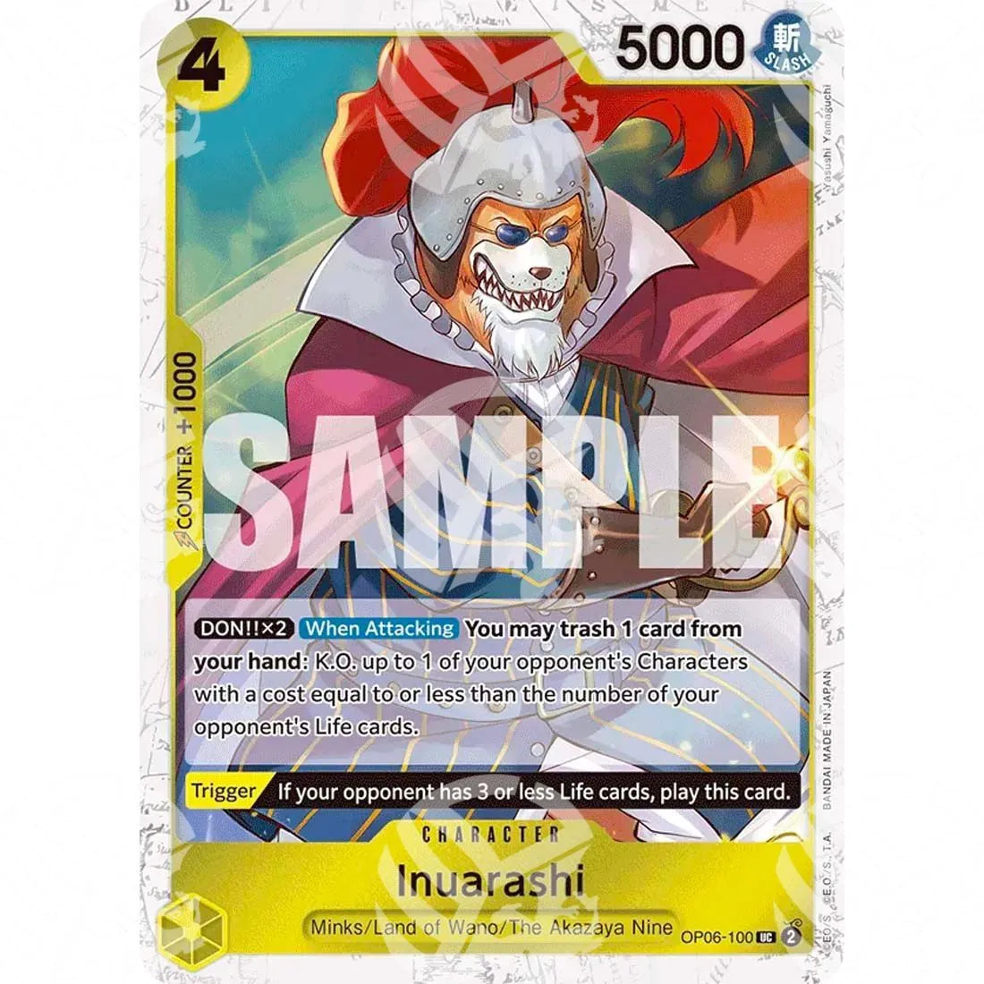 The Best - Premium Booster - Inuarashi - Jolly Roger Foil-OP06-100j -578
