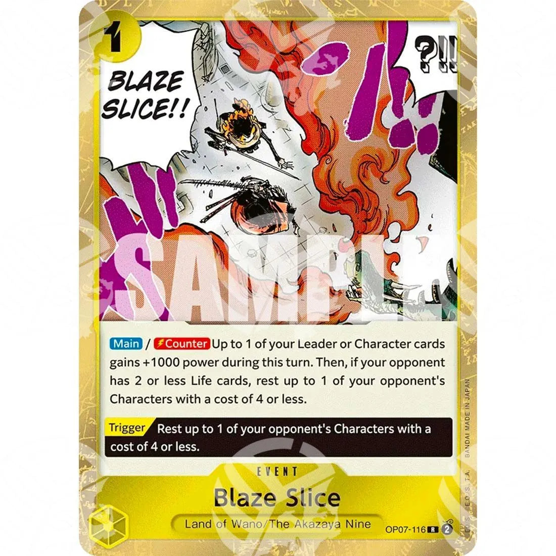 500 Years into the Future - Blaze Slice-OP07-116 -518