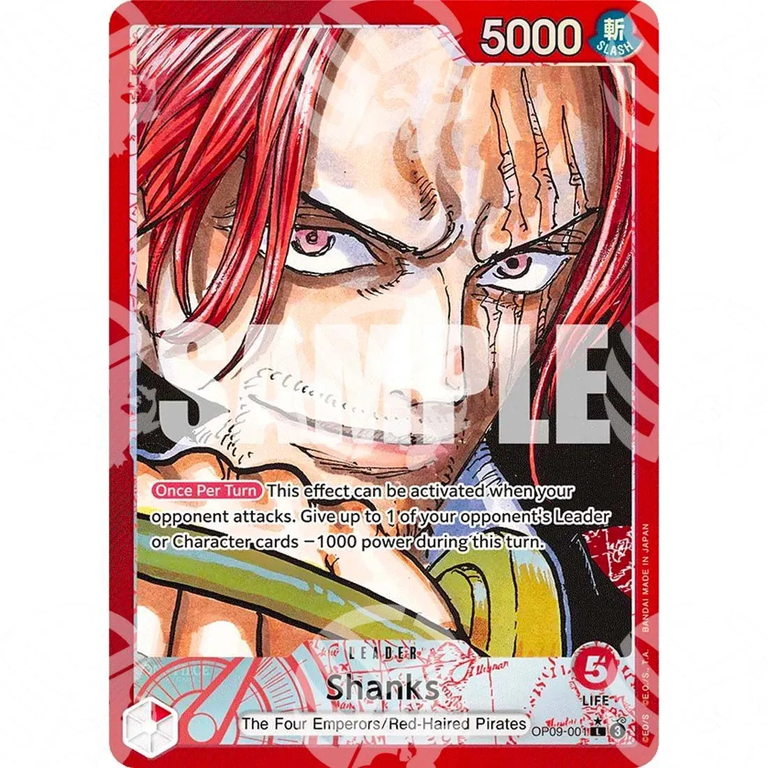 Emperors in the New World - Shanks - Alternate Art-OP09-001a -741
