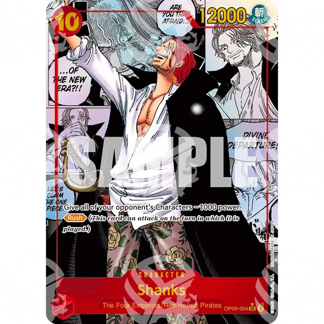 Emperors in the New World - Shanks - Manga Panel Alternate Art | Secret Rare-OP09-004m -734