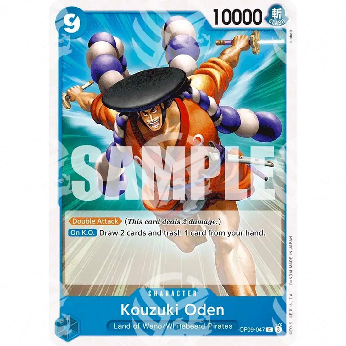 Emperors in the New World - Kouzuki Oden-OP09-047 -050