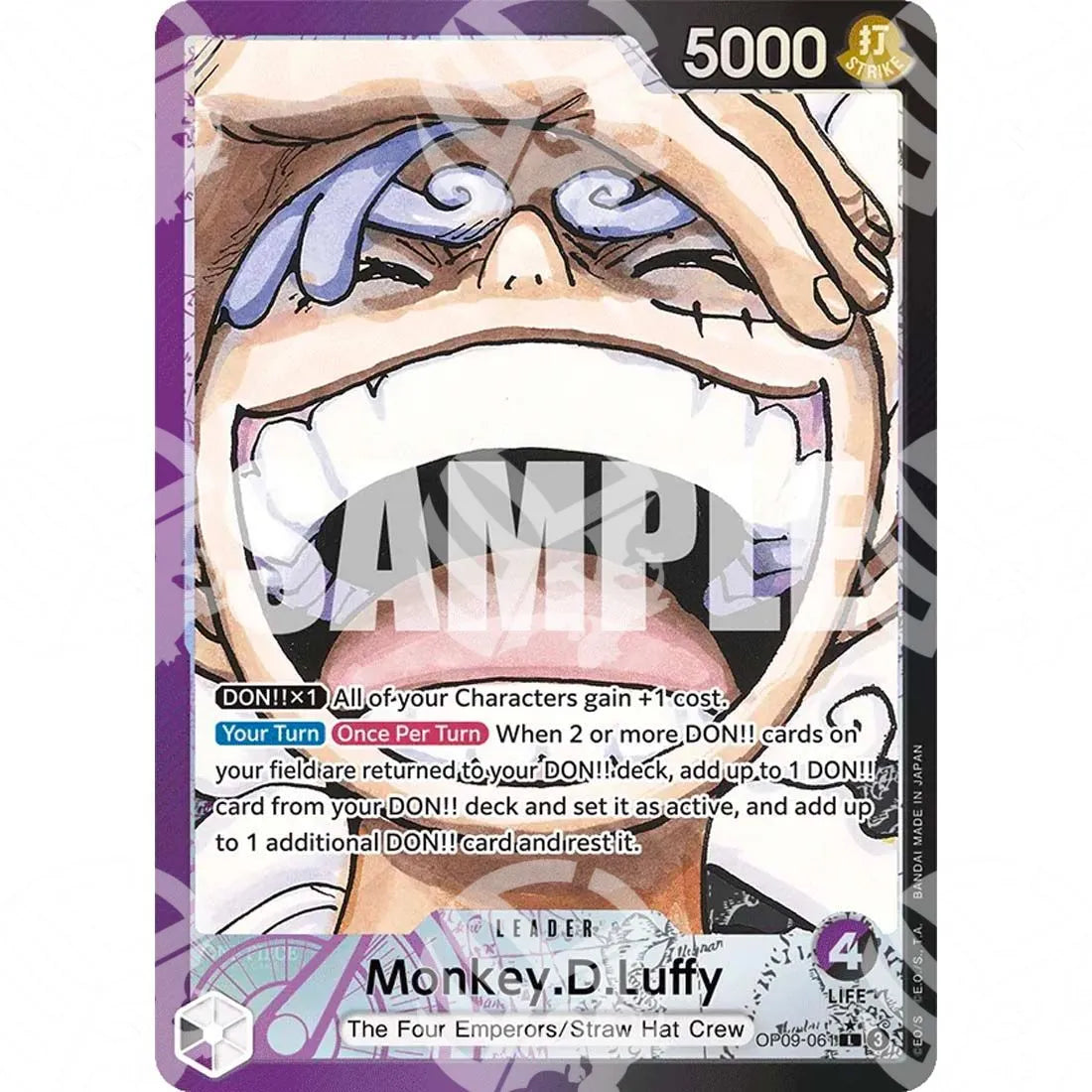 Emperors in the New World - Monkey.D.Luffy - Alternate Art-OP09-061a -740