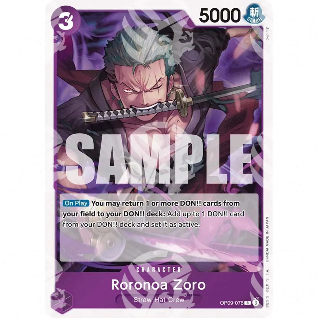 Emperors in the New World - Roronoa Zoro-OP09-076 -106