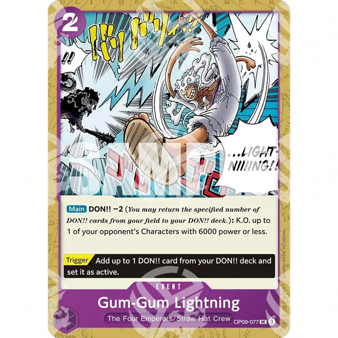 Emperors in the New World - Gum-Gum Lightning-OP09-077 -064