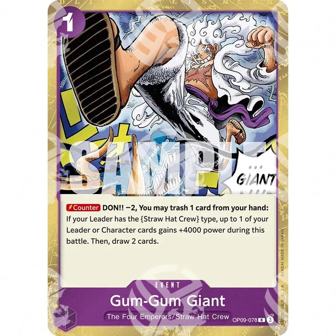Emperors in the New World - Gum-Gum Giant-OP09-078 -066
