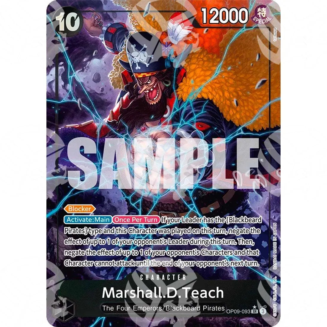 Emperors in the New World - Marshall.D.Teach - Alternate Art-OP09-053a -075