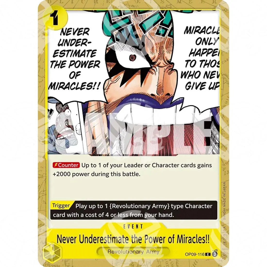 Emperors in the New World - Never Underestimate the Power of Miracles!!-OP09-116 -096