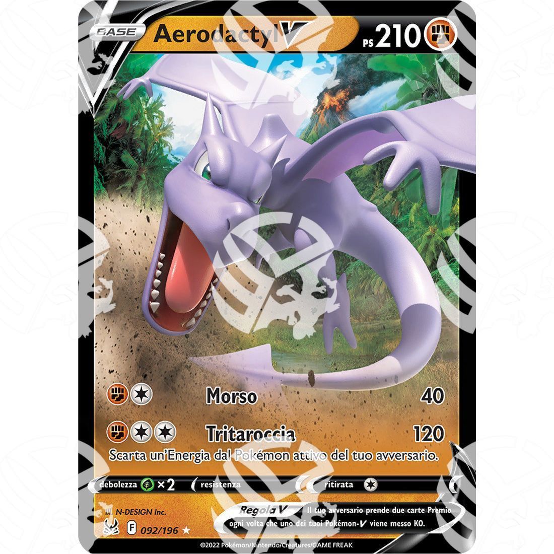Origine Perduta - Aerodactyl V - Ultra Rare 092/196 - Warcard