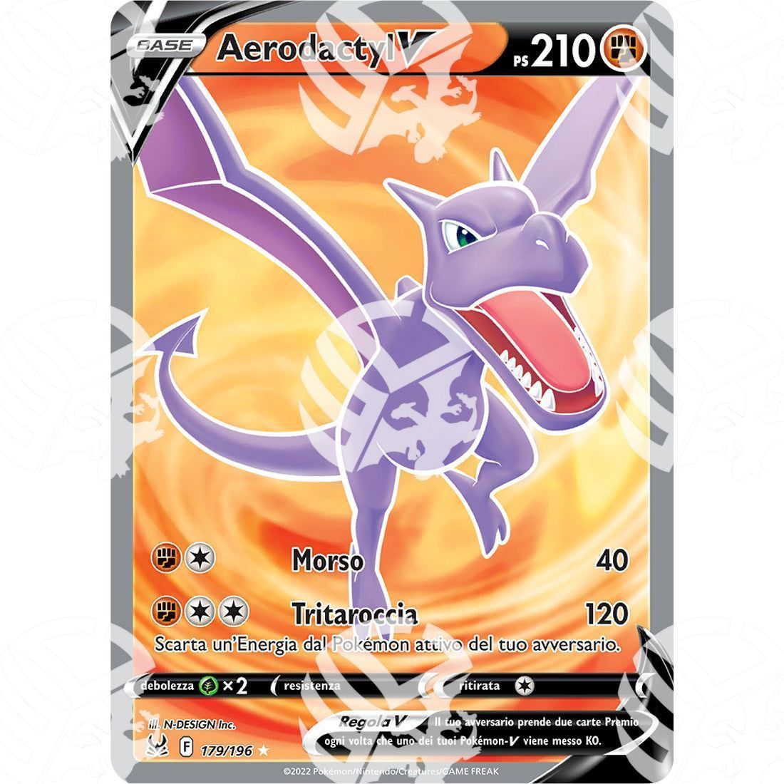 Origine Perduta - Aerodactyl V - Ultra Rare 179/196 - Warcard