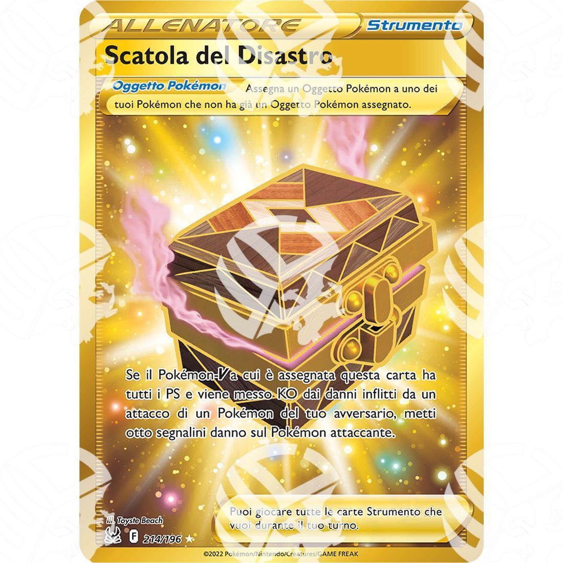 Origine Perduta - Box of Disaster - Secret Rare 214/196 - Warcard