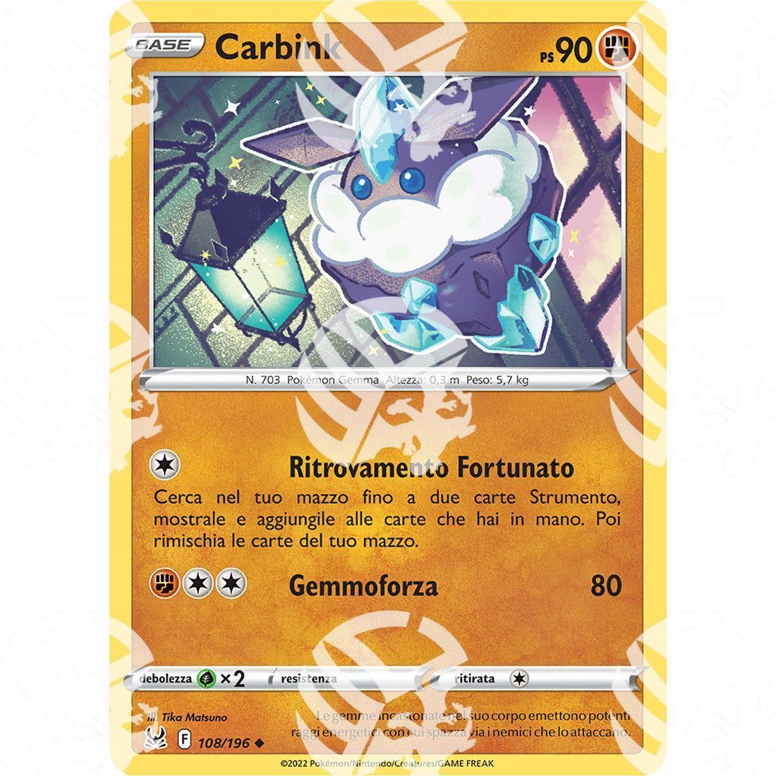 Origine Perduta - Carbink - 108/196 - Warcard