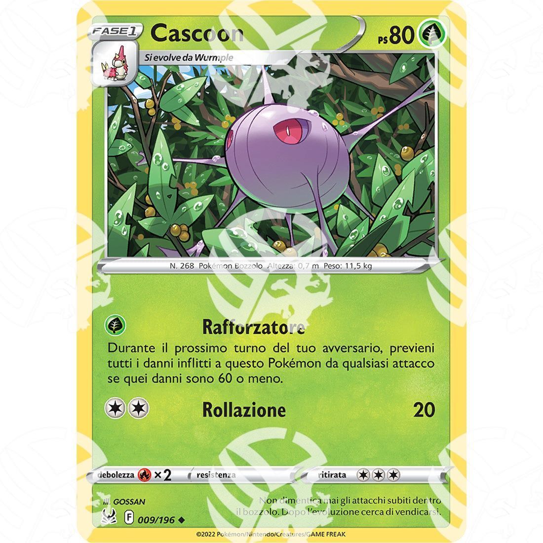 Origine Perduta - Cascoon - 009/196 - Warcard