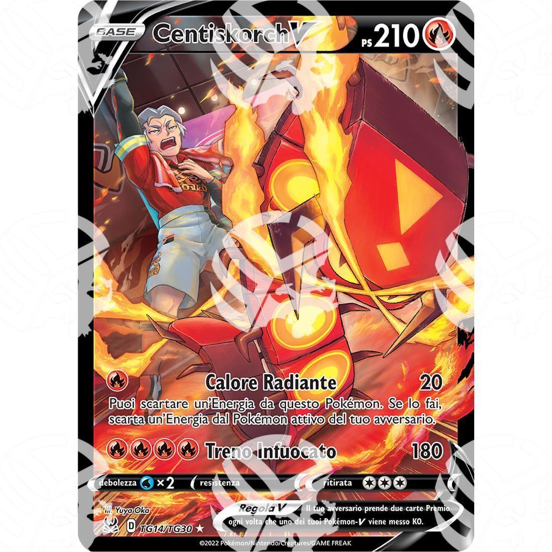 Origine Perduta - Centiskorch V - Secret Rare TG14/TG30 - Warcard