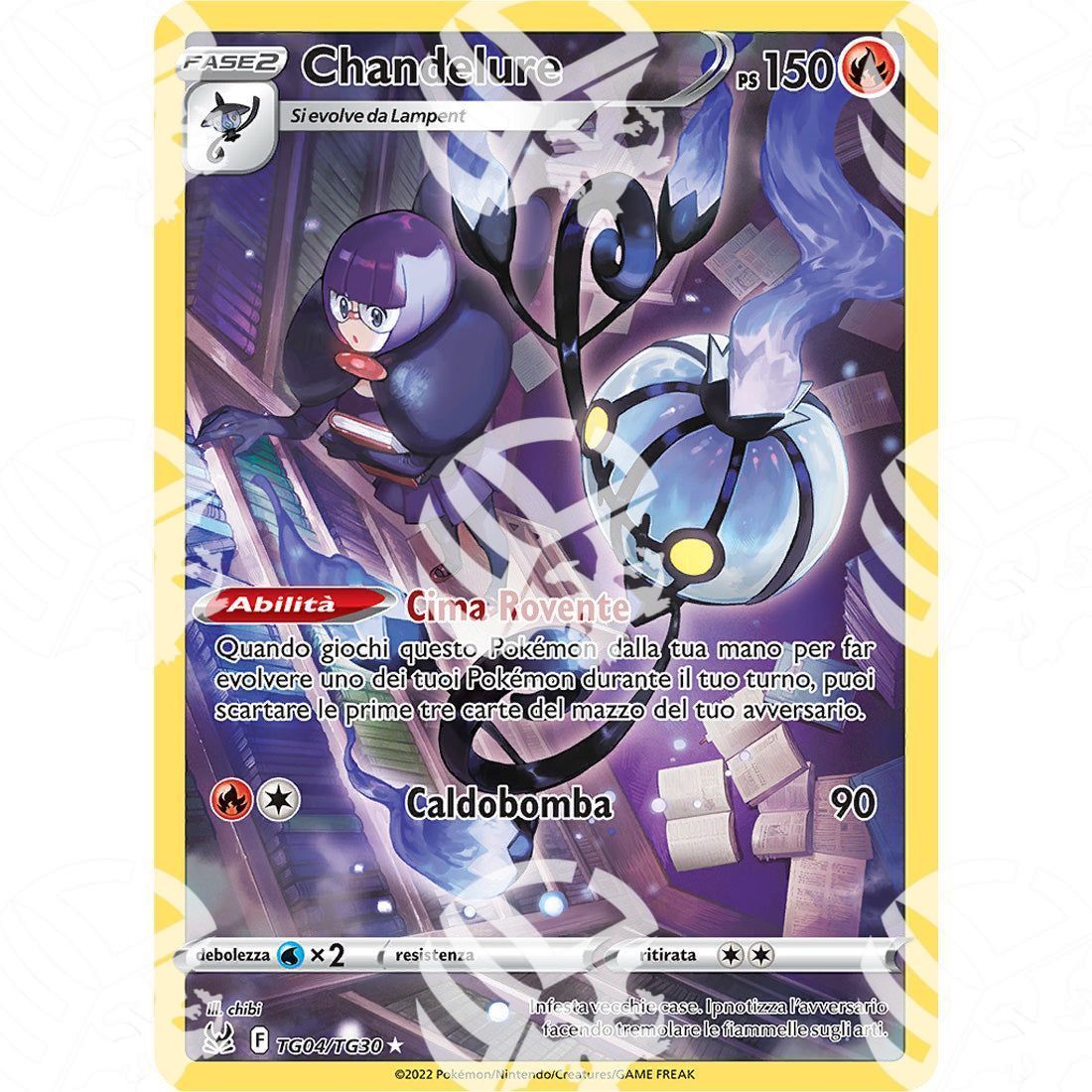 Origine Perduta - Chandelure - Ultra Rare TG04/TG30 - Warcard