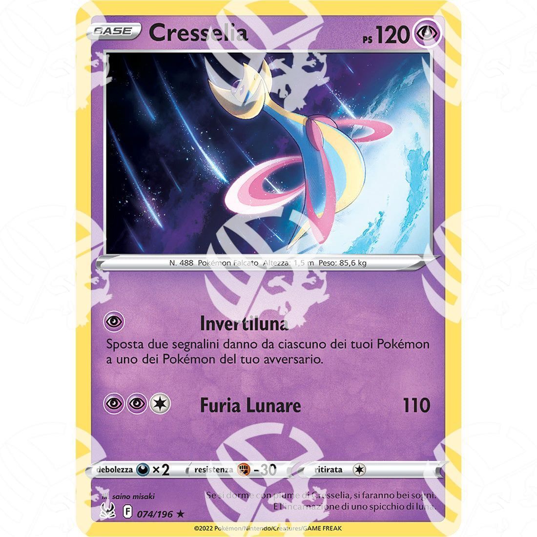 Origine Perduta - Cresselia - Holo Rare 074/196 - Warcard