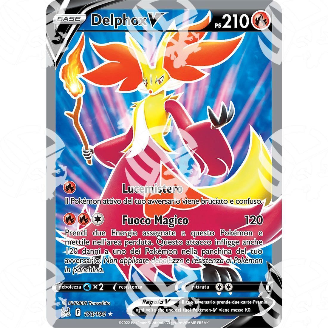 Origine Perduta - Delphox V - Ultra Rare 173/196 - Warcard