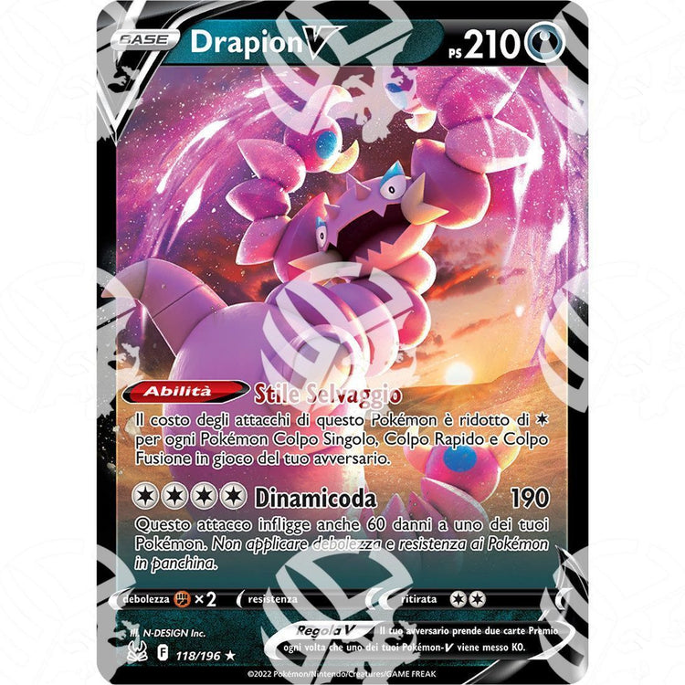 Origine Perduta - Drapion V - Ultra Rare 118/196 - Warcard